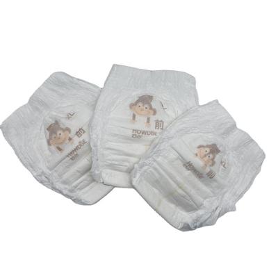 China Factory Printed Wholesale Disposable Diaper Pants Korean Baby Diapers Wholesale Pull Ups Diapers for sale