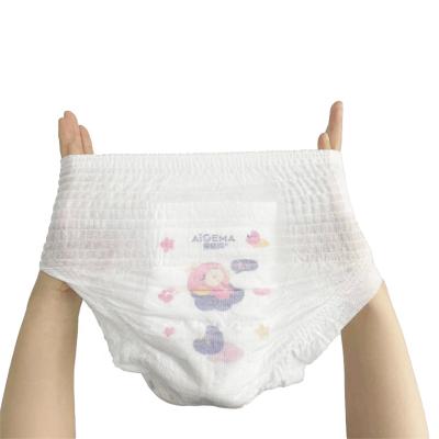 China Factory Directly Printed Hot Selling Baby Pull Up Diaper Pants In Low Price OEM Service Offer Hot Selling Infant Diaper Baby Diaper Pants for sale