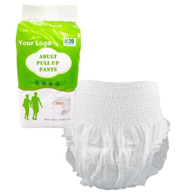 China Printed Adult Diapers Pull Up Hospital Home Use Adult Diapers Panties Rate Cheap Disposable Incontinence for sale