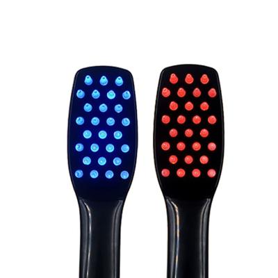 China Home Use Home Use Red and Blue LED Light Therapy Electric Hair Care Phototherapy Massage Head Comb for sale