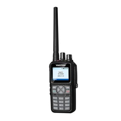 China New design comfortable dual band dmr 2 way radio walkie talkie with GPS 2200mah DMR radio for sale