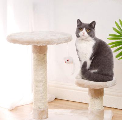 China High Quality Viable Plush Cat Tree House Cat Tower Cat Scratch Posts for sale