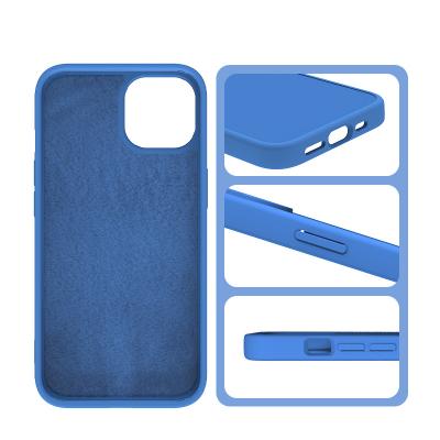 China Shockproof Mobile Cover Original Microfiber Shockproof LOGO Liquid Silicone Phone Case For Apple For iPhone 15 14 13 12 Plus Pro Max for sale