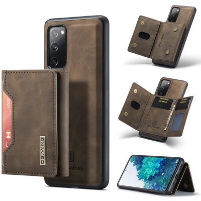 China Shockproof Luxury Card Pocket Case for Samsung S22, Magnetic Detachable Leather Wallet Case for Samsung Galaxy S22 S23 Ultra A53 for sale