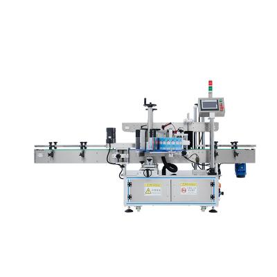 China Food Square Bottle Labeling Machine Label Remover Machine Flat Labeling Machines Square Bottles for sale