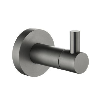 China Modern Gun Grey Bathroom Accessories Clothes Stainless Steel Hanger Robe Wall Hook For Bathroom for sale