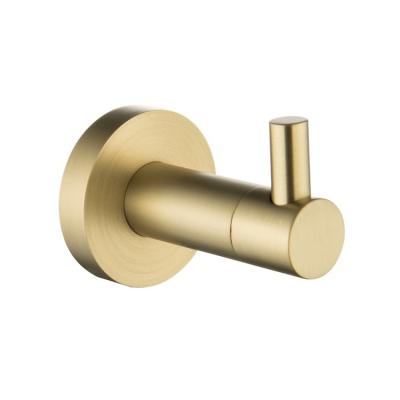 China Modern Brass High-quality Unique Wall decor Handmade Brass Robe Hook Coat Hanger for sale