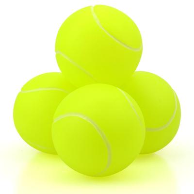 China Sustainable Factory Direct Selling Pet Sounding Vinyl Tennis 6.5CM Bite-Resistant Molar Sports Tennis Ball Dog Toy for sale