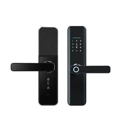 China Smart Fingerprint Lock TUYA APP or TTlock APP Wifi Card Swiping Password Lock Indoor Hotel Security Lock X6 for sale