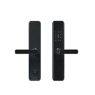 China Professional Wholesale Smart Fingerprint Smart Lock Apartment Wifi APP Combination IC Card Fingerprint Electronic Home M1 for sale