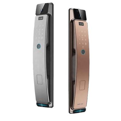 China 3D Face Door Lock With Camera WiFi Tuya Security Digital Fingerprint Electronica Intelligente Automatic Smart Lock R8 for sale