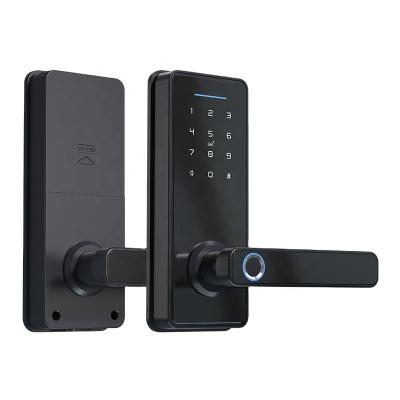 China TUYA wifi TTlock smart electronic door lock fingerprint lock with APP remote control for residence office T2 for sale