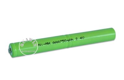 Китай Промышленный освещая блок батарей 2.4V NiMH AAA 750mAh 2S1P Nimh продается