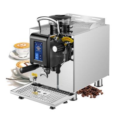 China Hobasis Commercial Best Mini Semi Automatic Big Italian 2 Group Cappuccino Espresso Coffee Machine for sale