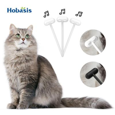 China Cats HOBASIS Cat Toy Stick Natural Type One Double Sided Hair Removal Comb Pet Grooming Hair Removal Cleaning Comb for sale