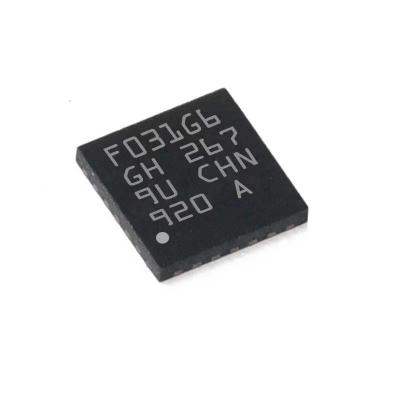 China STM32F031G6U6 standard 48MHZ 32-bit microcontroller original and new Chip Support BOM UFQFN-28 quote for sale