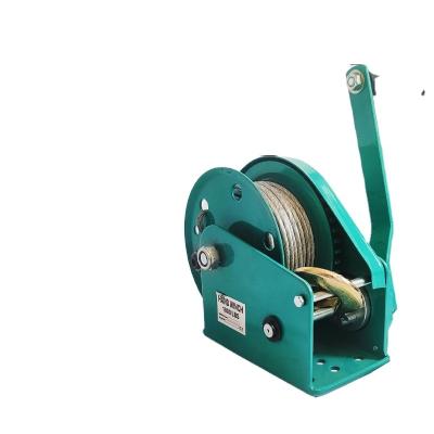 China Building Material Stores Portable Small Hand Winch Hand Winch Boat Manual Winch for sale