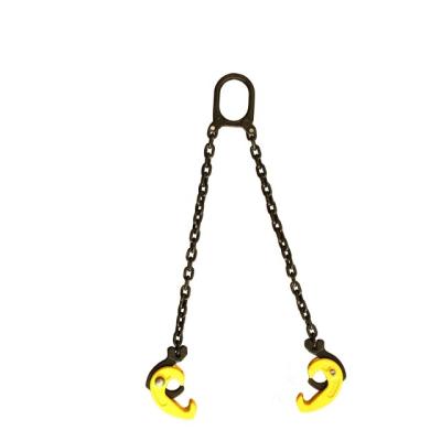 China Garment Shops OEM CUSTOMIZED chain lifting sling with hook for sale