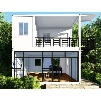 China Modern Low Cost 2 Stories Portable Container Home Prefab Homes For Sale for sale