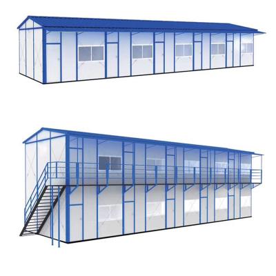 China Modern Firm Steel Structure Metal Panel Building Hurricane Render K Type Heavy Duty Lightweight Steel Structure Prefab House For Construction Site for sale