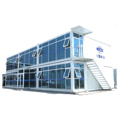 China Modern Modular Movable House Frame Container Shop 20ft 40ft Flat Pack Prefab Office For Sale for sale