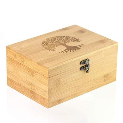 China Eco-Freindly Bamboo Gift Box / Handmade High End Essential Oils Storage Holds 24 Wooden Design Essential Oils Oils Customized Premium Packaging for sale