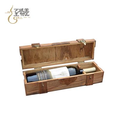 China Wine Wooden Box Professional Standard Gift Wooden Wine Crates for sale