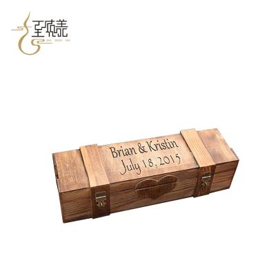 China Personalized Wine Wooden Box Exquisite Workmanship Wooden Wine Box for sale