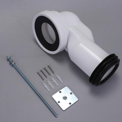 China Waterproof High Quality Toilet Pan Connector PP Material WC Connector for sale