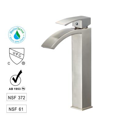 China Sense Faucets 304 Stainless Steel Single Handle Hot Cold Water Pull Out Basin Faucet for sale