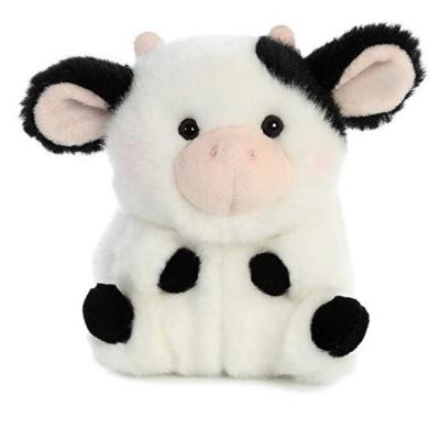 China 2020 Wholesale Kawaii Realistic Wild Custom Soft Cattle Cow Plush Eco-friendly Material Soft Toys For Baby Kids for sale