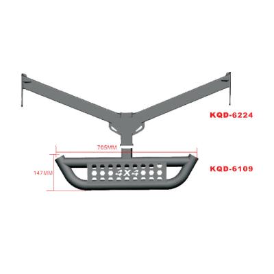 China D-max Decoration+Protection Hot Sale Car Accessories Tow Bar With Receiver For Isuzu for sale