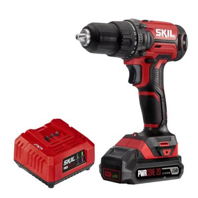 China SKIL 20V 1/2 inch drill driver Includes 2.5Ah PWR CORE 20 lithium battery and 5275 5275 wireless charger for sale