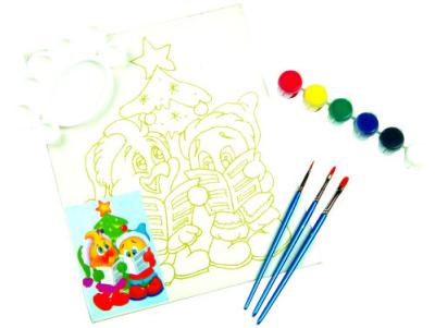 China Personalised Paint Art Set , Simple Watercolour Paint Set With Plastic Palette for sale