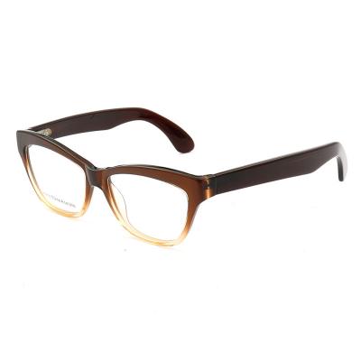 China Wholesale Acetate Frames Casual Double Color Frames Anti Blue Light Weather Blocking Glass Frame With Myopia Gaming Glasses for sale