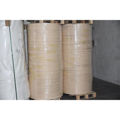 China Waterproof Virgin Wood Pulp Double Side PE Coated Paper Cup Bottom Roll for Ice Cream Paper Cup making for sale