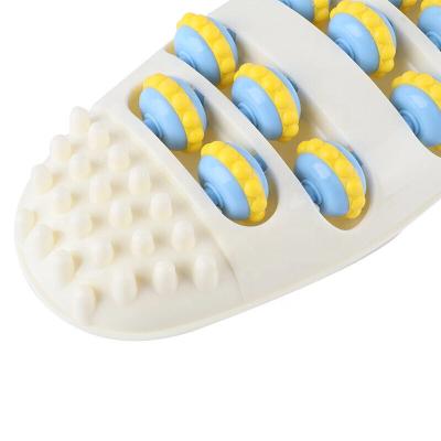 China 2021HotSale Dual Foot Foot Massage Roller Shiatsu Tissue Deep Therapy Acupressure For Feet Leg Muscles Sore Foot Massager Roller for sale