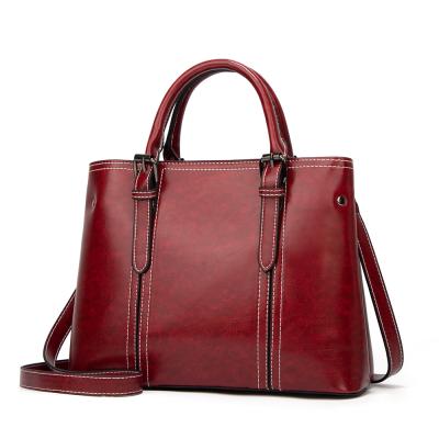 China Retro vintage wholesale price PU duffel bags ladies handbag high quality leather china for sale