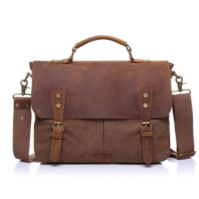 China Wholesale Promotional Canvas Messenger Bag Canvas Men Shoulder Bag for sale