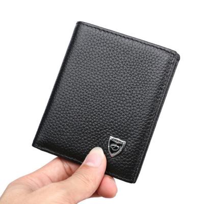 China Hot sale wallet men card wallet genuineleather genuine leather wallet for sale