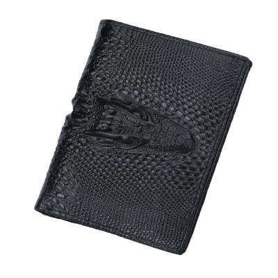 China Bifolder Fashion Crocodile Well-received Wallet Genuine Leather Wallets Wallets Men for sale