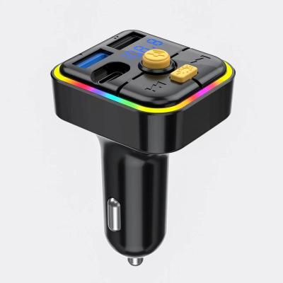 China Dual USB Charger OEM ODM Bluetooths Car FM Transmitter Kit Car Stereo MP3 Player Fast Charging LED Display Screen for sale