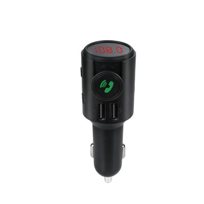 China Car Bluetooths 5.0 Radio Modulator FM Transmitter Dual USB Dual USB Car Charger Car Audio Kit Handsfree MP3 Player for sale