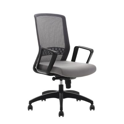 China Adjustable (Height) Swivel Style Ergonomic Office Chair Ergonomic Mesh Office Chair Full Black for sale