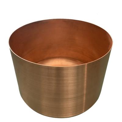 China Lathe Bestselling Components Auto Parts CNC Cookware Brass Ice Bucket for sale