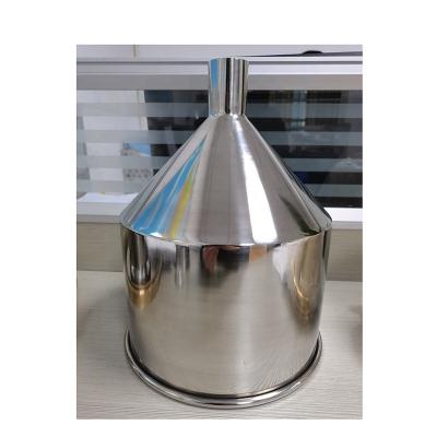 China Auto Parts Custom Metal Funnel Stainless Steel Spinning Hopper For Filling Machine for sale