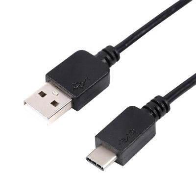 China Connect Devices That Comply USB2.0 / Typec2.0 With Interface 1.5M Black Copper Core Fast Charge Usb 2AM To Type C Charging Cable for sale