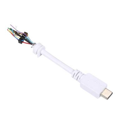 China Charge And Transfer Data Fast Charger 0.1m PVC Copper Usb 3.0 Type C Charging Data Cable For Android Phone for sale