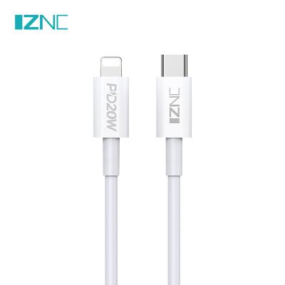 China MP3/MP4 player palladium 20w 3A data cable phone 1m fast charging type c for lightning cable for iphone for apple original 1:1 for sale