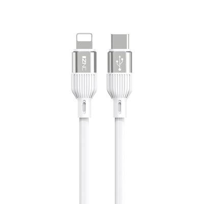 China MP3/MP4 player OEM 1M palladium 20w 3A wire high quality data cables type c to for iphone lightning fast cable charging for sale